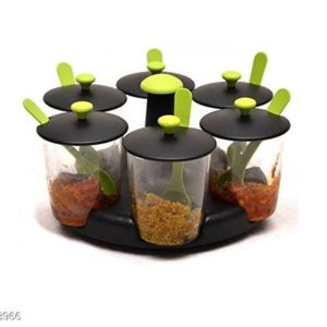 latest Kitchen Storage Pickle Container With 6 Pieces Of Jar