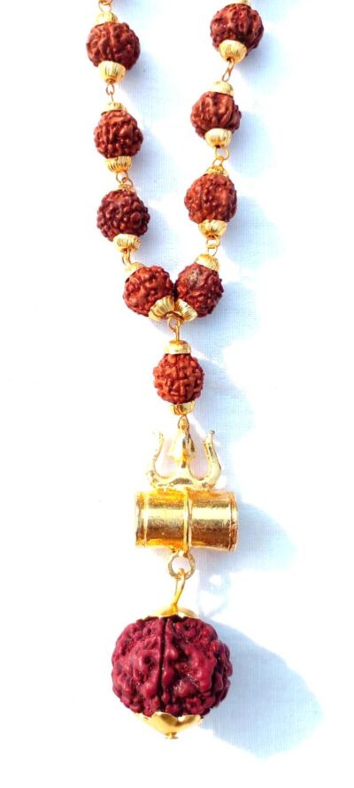 damru rudraksha mala